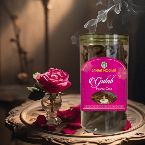 Gulab Dhoop Cone Jar