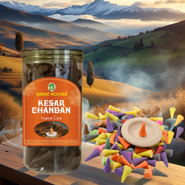 Kesar Chandan Dhoop Cone