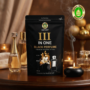 3 In 1 Black Perfume Zipper Agarbatti (400gm)