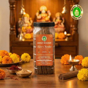 Kesar Chandan Premium Incense Sticks (Jar-400gm)