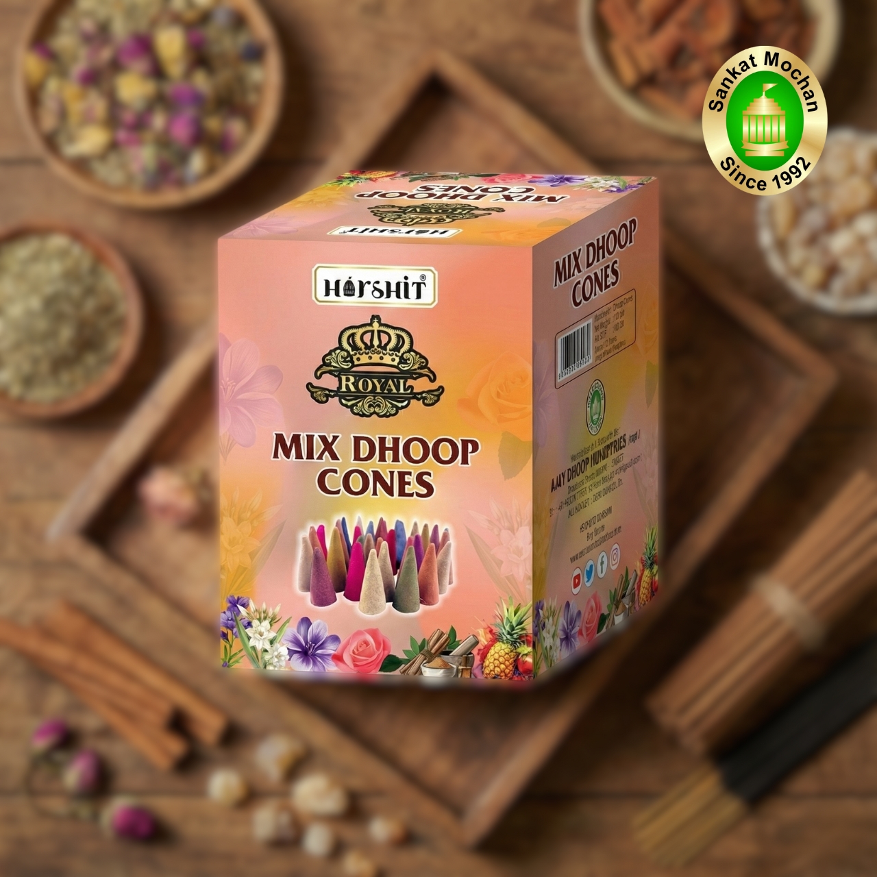 Mix Dhoop Cones (170gm) - Image 2